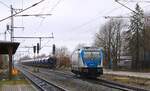 HLG 187 331 beim umsetzen/auf Rangierfahrt im Bhf J�bek.