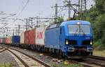 NRAIL 192 117-0 REV/MMAL/30.04.25 mit Kistenzug Richtung Hafen HH unterwegs. HH-Harburg 18.07.2026
