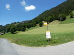 (252'620) - PostAuto-Haltestelle am 11. Juli 2023 in Turbach, Pf�ndli