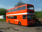 UTN 501Y, a 1983 Metro Cammell Weymann (MCW) Metrobus, new to Northern General Transport Company, Gateshead, Tyne & Wear, as fleet number 3501 and now restored in the North East of England.  The seating capacity on this bus is H46/31F.

Photographed at an event at Brough, Cumbria, on 24th April 2011.