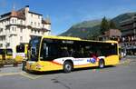 (289'446) - GrindelwaldBus, Grindelwald - Nr. 220/BE 109'220 - Mercedes am 7. Juli 2026 beim Bahnhof Grindelwald