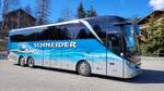 Setra S 515 HDH, SO 21723, Bahnhof Saanenm�ser, Schneider Reisen und Transport AG, Langendorf, Aufgenommen am 10.