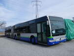 (272'736) - PostAuto Nordschweiz - PID 12'420 - Mercedes (ex TPL Lugano Nr. 404) am 9. M�rz 2025 in Kerzers, Murtenstrasse