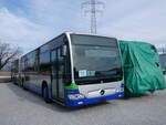 (272'737) - PostAuto Nordschweiz - PID 12'420 - Mercedes (ex TPL Lugano Nr. 404) am 9. M�rz 2025 in Kerzers, Murtenstrasse