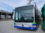(272'739) - PostAuto Nordschweiz - PID 12'420 - Mercedes (ex TPL Lugano Nr. 404) am 9. M�rz 2025 in Kerzers, Murtenstrasse