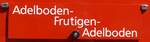 (181'642) - Routentafel - Adelboden-Frutigen-Adelboden - am 1.