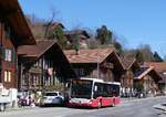 (273'100) - PostAuto Bern - BE 707'884/PID 12'414 - Mercedes (ex Wiener Linien, A-Wien Nr. 8154) am 20. M�rz 2025 in Ringgenberg, Moosrain