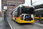 (284'913) - PostAuto Bern - BE 610'535/PID 12'124 - eMercedes am 14. Februar 2026 beim Bahnhof Spiez