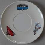 (223'819) - Altes Unterteller aus Bakelit mit �V-Motiven am 27.