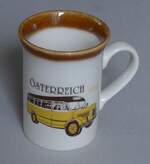 (226'828) - Aus Oesterreich: Tasse mit �STERREICH-Bus 1955 am 31.
