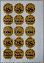 (233'371) - Kleber zum Jubil�um 100 Jahre 1917 2017 Automobilverkehr Frutigen-Adelboden am 6.