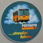 (234'381) - Kleber f�r POSTAUTO ...stresslos fahren am 10.
