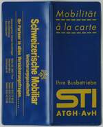 (244'889) - STI/ATGH/AvH- Fahrkartenh�lle am 9.