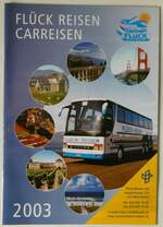 (246'057) - Fl�ck Reisen-Carreisen 2003 am 12.