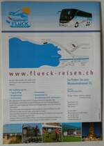 (246'063) - Fl�ck Reisen-Reiseprogramm 2008 am 12.