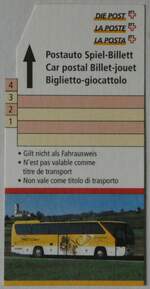 (247'737) - Postauto Spiel-Billett (Mehrfahrtenkarte) am 26.