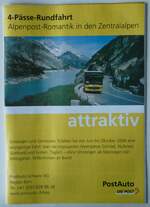 (247'758) - PostAuto-4-P�sse-Rundfahrt am 28.