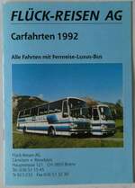 (248'929) - Fl�ck-Reisen-Carfahrten 1992 am 21.