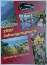 (252'012) - Zb�ren-Jahresprogramm 2002 am 25.
