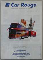 (254'832) - Car Rouge - Die sch�nste Art im Bus zu reisen 2003 am 5.
