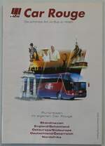 (254'833) - Car Rouge - Die sch�nste Art im Bus zu reisen 2004 am 5.