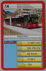 (256'056) - Quartett-Spielkarte mit SBC-Neoplan N4421 am 9.