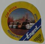 (256'354) - Kaffeerahm - Reiseb�ro Engel, Chur - am 22.