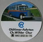 (256'682) - Kleber f�r Oldtimer-Fahrten Ch.