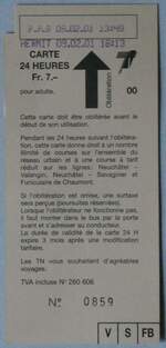 (258'734) - TN-Tageskarte am 14.