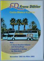 (259'614) - D�hler-Costa-Blanca-Express November 2002 bis M�rz 2003 am 25.