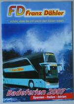 (259'625) - D�hler-Badeferien 2007 am 25.