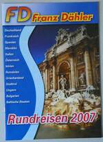 (259'628) - D�hler-Rundreisen 2007 am 25.
