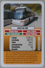 (261'575) - Quartett-Spielkarte mit Hess SwissDiesel Nr.