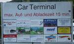 (262'467) - Plakat f�r Gafner Car Thun, Thun-S�d-Reisen, Fankhauser, A.