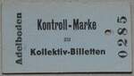 (282'899) - AFA-Kontrollmarke  um 1955 am 7.