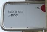 (171'799) - tpf-Haltestellenschild - Ch�tel-St-Denis, Gare - am 13.