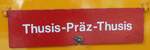 (255'928) - Routentafel - Thusis-Pr�z-Thusis - am 7.