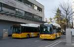(284'821) - PostAuto Graub�nden - GR 190'014/PID 11'900 + GR 190'012/PID 11'898 - eHeuliez-Iveco (ex Gessinger, Bad Ragaz) am 10.