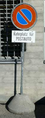 (230'027) - Kehrplatz f�r POSTAUTO am 6.