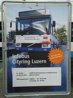 (132'983) - Plakat f�r den Infobus Cityring Luzern am 11.