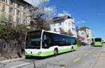 (285'950) - transN, La Chaux-de-Fonds - Nr. 232/195'232 - Mercedes am 4. April 2026 beim Bahnhof Neuch�tel