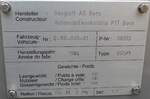 (155'624) - Typenschild - P 30'393 - am 12. Oktober 2014 in K�ssnacht, Rest. Frohsinn