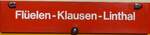 (155'672) - Routentafel - Fl�elen-Klausen-Linthal - am 12.