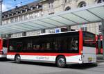 (262'844) - St. Gallerbus, St. Gallen - Nr. 304/SG 415'304 - Hess Personenanh�nger am 24. Mai 2024 beim Bahnhof St. Gallen