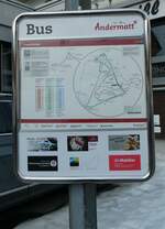 (233'816) - Bus Andermatt-Fahrplan am 11.