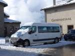 (158'782) - Zen Klusen, Gr�chen - VS 459 - Renault am 15. Februar 2015 in Gr�chen, Kirche