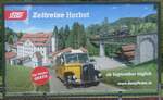 (221'862) - Plakat f�r DVZO Zeitreise Herbst am 12. Oktober 2020 beim Bahnhof Bauma